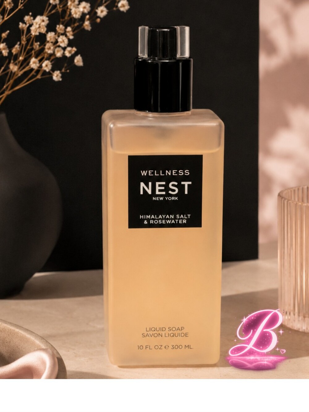 Nest Himalayan Salt & Rosewater Liquid Soap - NWT - 300 Fl Oz